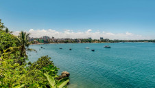 Mombasa City on the coast of Kenya is the country's second largest city behind capital Nairobi